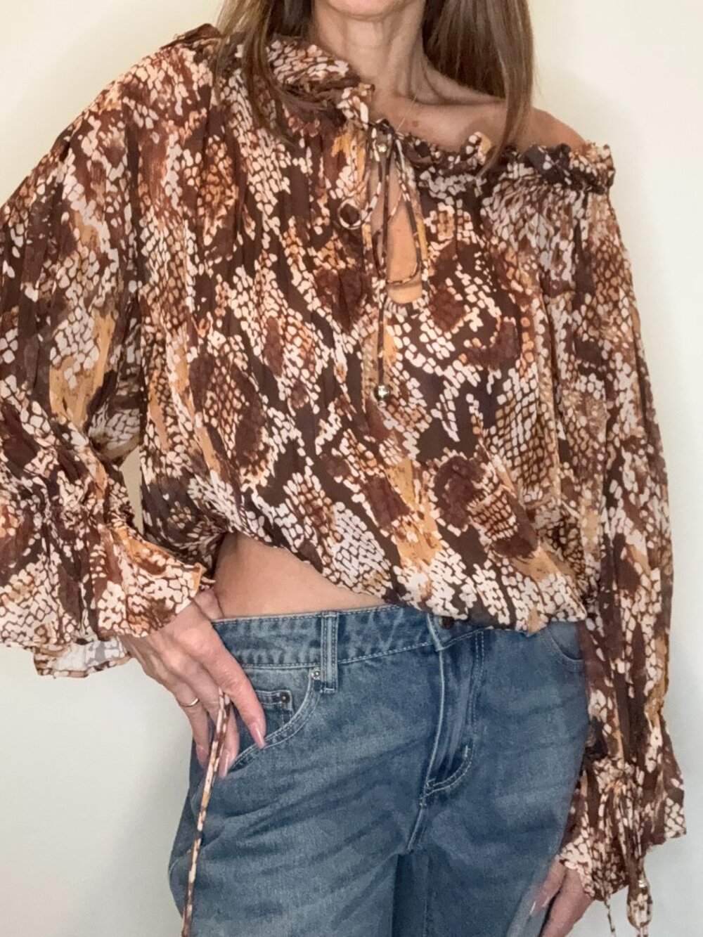 Jen's Pirate Booty Tangiers Blouse.NWT